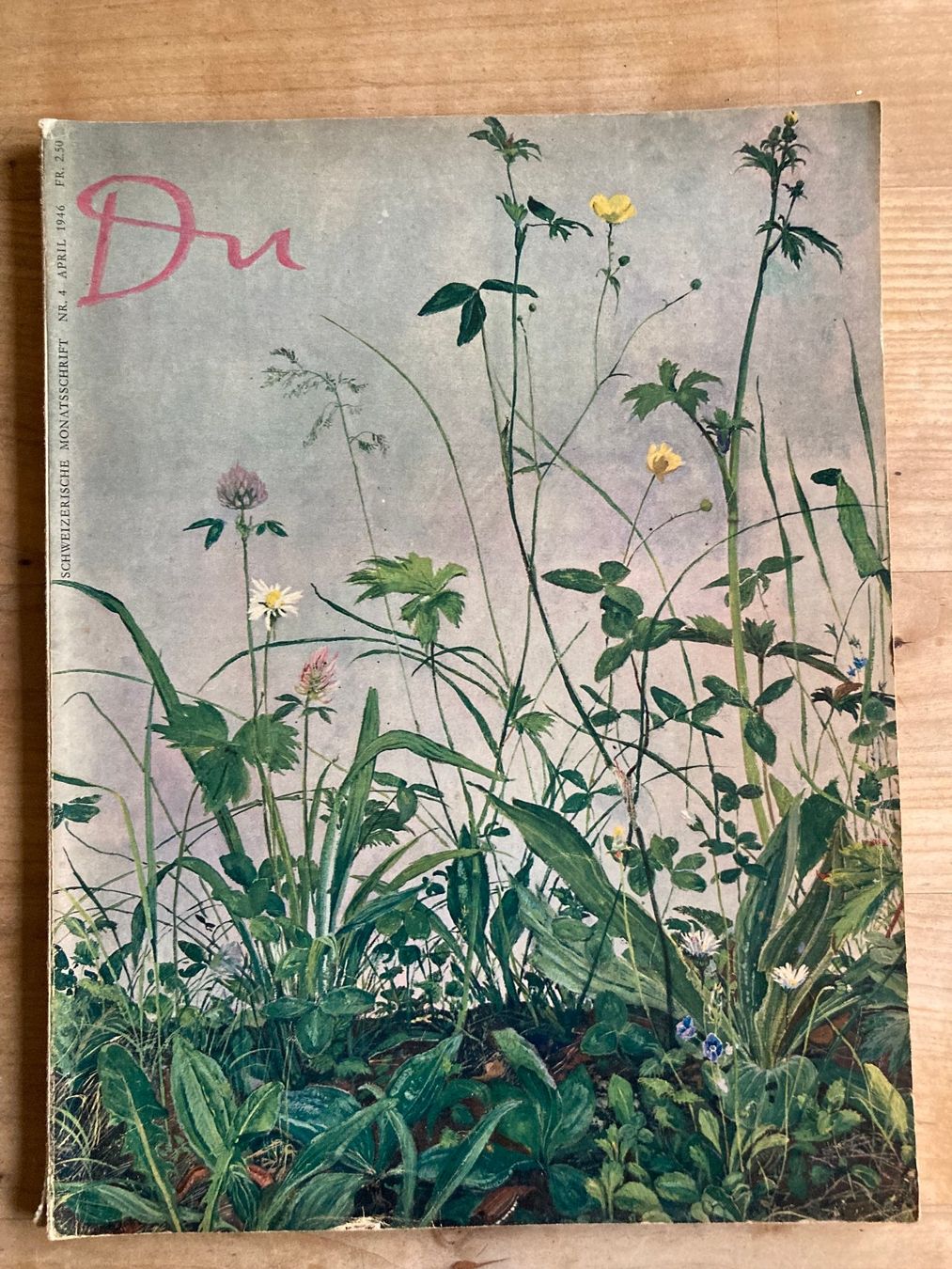 Revues & Magazines: Du (April 1946 - Frühling) – D'occasion à Richterswil par Nathan_adler