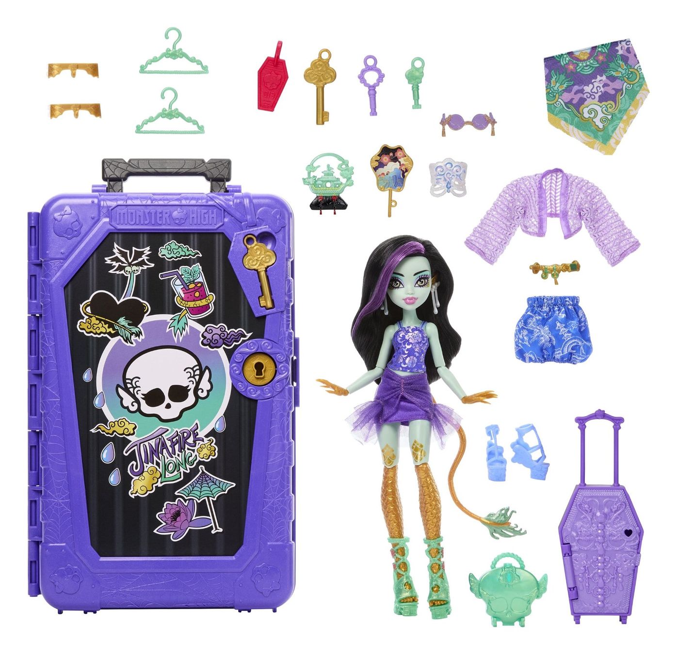 Bambole: Monster High Skulltimate Secrets poupée Jinafire Long – Nuovo e nell'imballaggio originale da St-Imier venduto da ATTAKSHOP 2