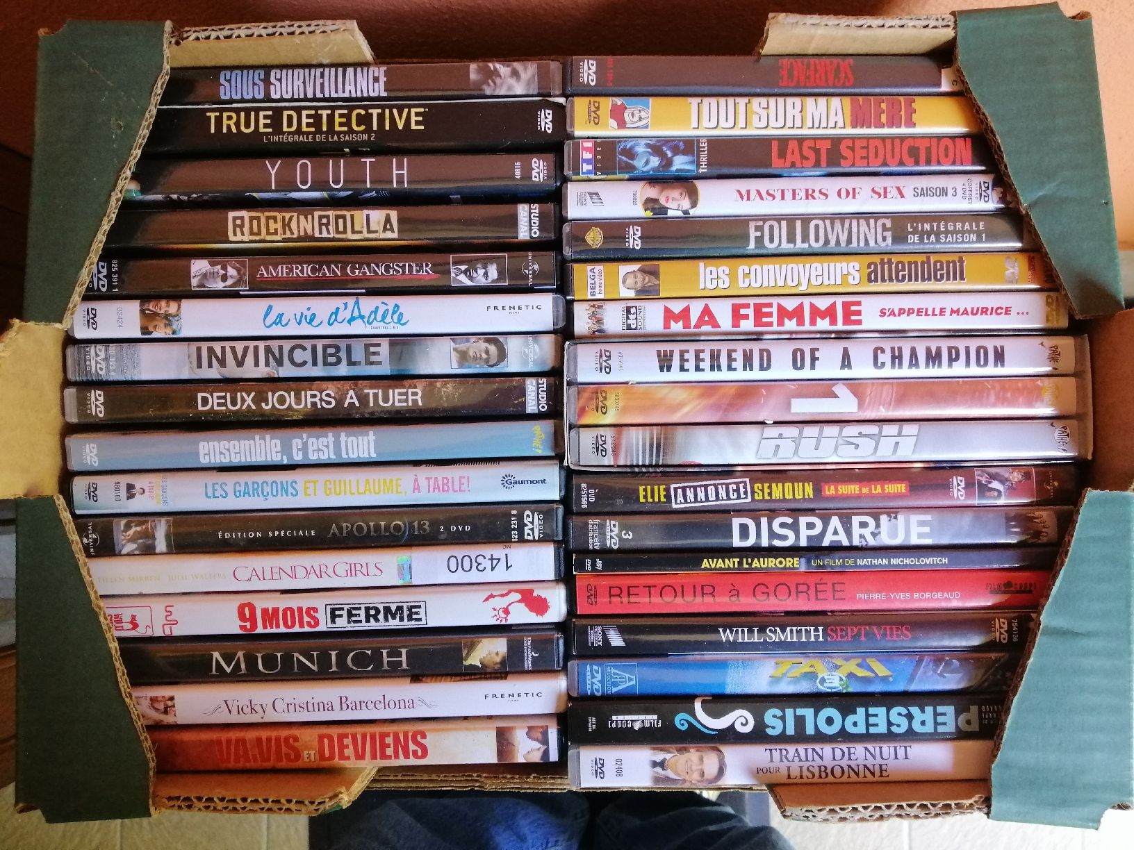 Tutti i DVDs: lot de 34 DVD cinéma  – Usato da Lausanne venduto da Jdelta