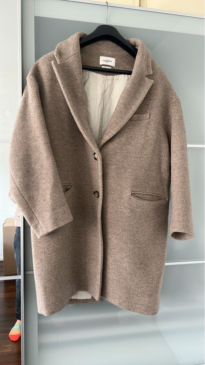 Isabel Marant Cappotti: Isabel Marant wool-blend coat, size 36 (S/M) – Usato da Zürich venduto da tan_8nxr