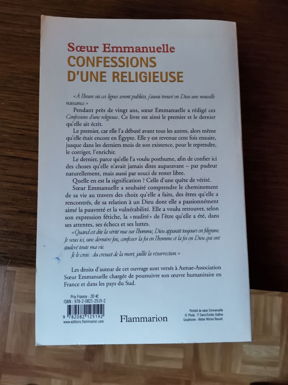 Bücher: Livre Sœur Emmanuelle – Neu (gemäss Beschreibung) aus Cournillens von masoeur 1