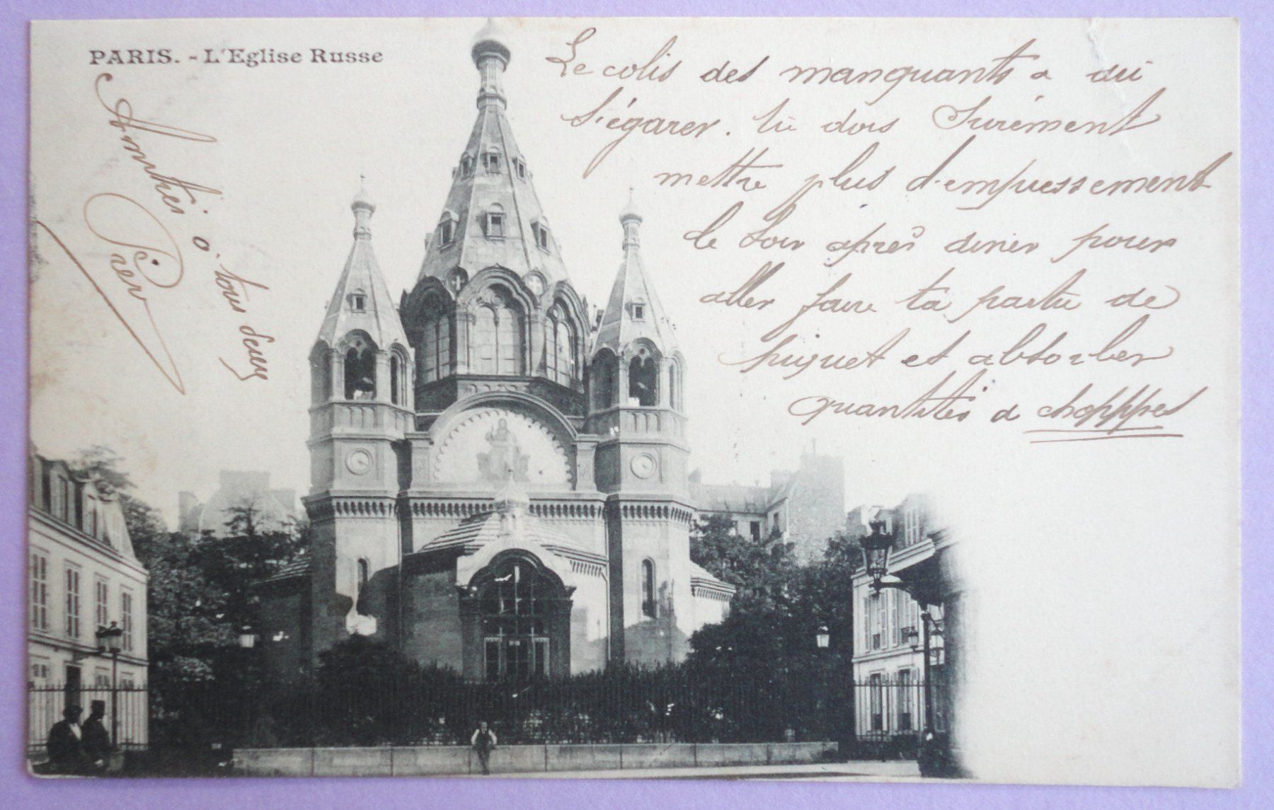 Ansichtskarten: Paris - L' Eglise Russe – Gebraucht aus Fétigny von Billy2miny