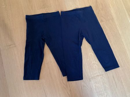 Leggings 3/4 Gr. 116 H&M dunkelblau
