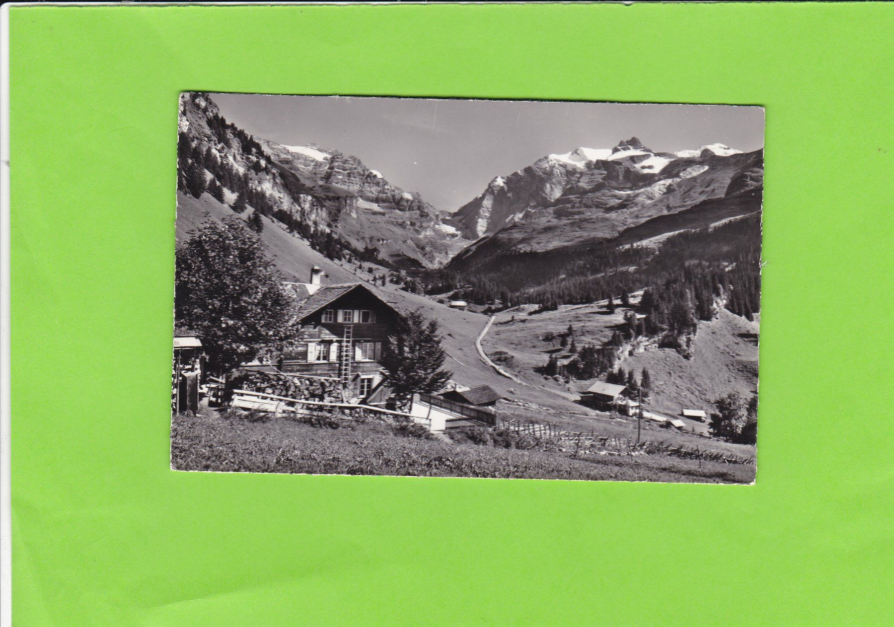 Cartoline postali: 4192 Naturfreundehaus Gornern, Kiental – Usato da St. Peterzell venduto da neckertal