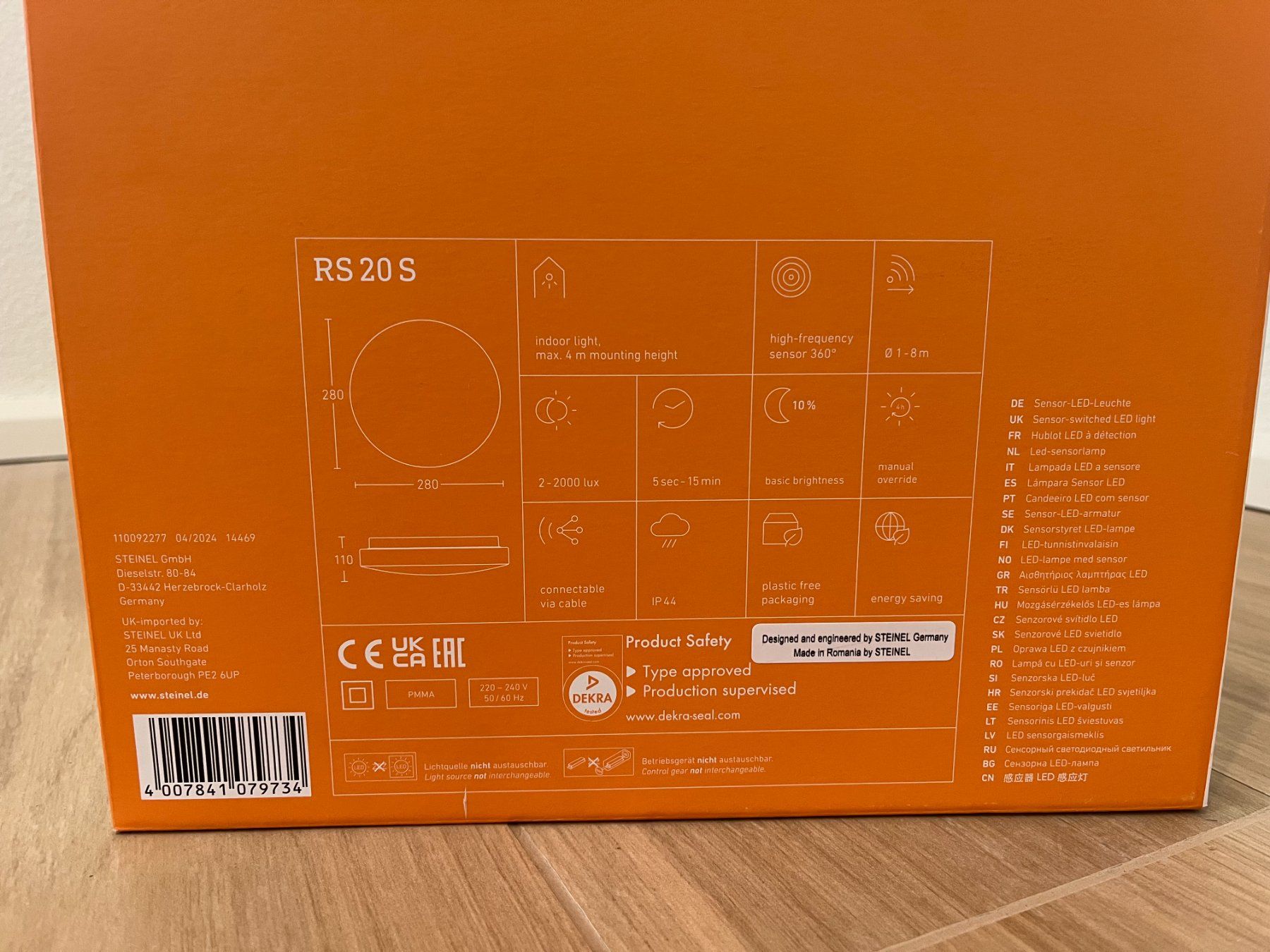Lampade: Steinel RS 20 S Lampe – Usato da Frauenfeld venduto da Hv 7