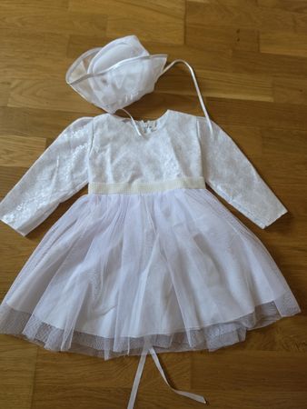 Taufkleid weiss Grösse 86 gebraucht 