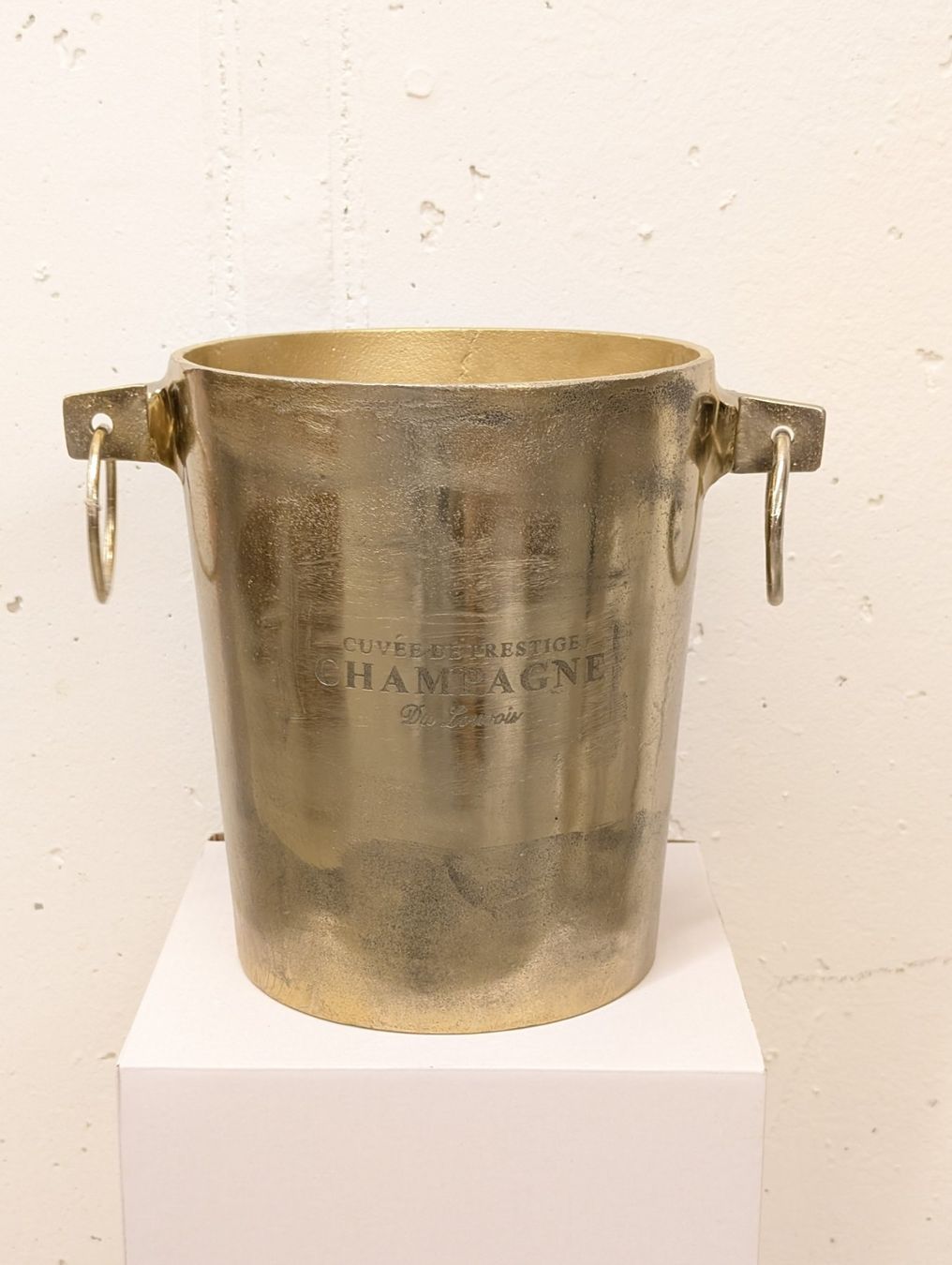 Altro: goldener Champagnerkühler Vintage-Stil – Nuovo (secondo la descrizione) da Schaffhausen venduto da designlover83