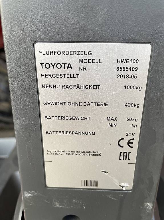 Toyota Gabelstapler & Hubwagen: Stapler / Ameise / Hochhubwagen Toyota – Gebraucht aus Uttwil von wallance92 3