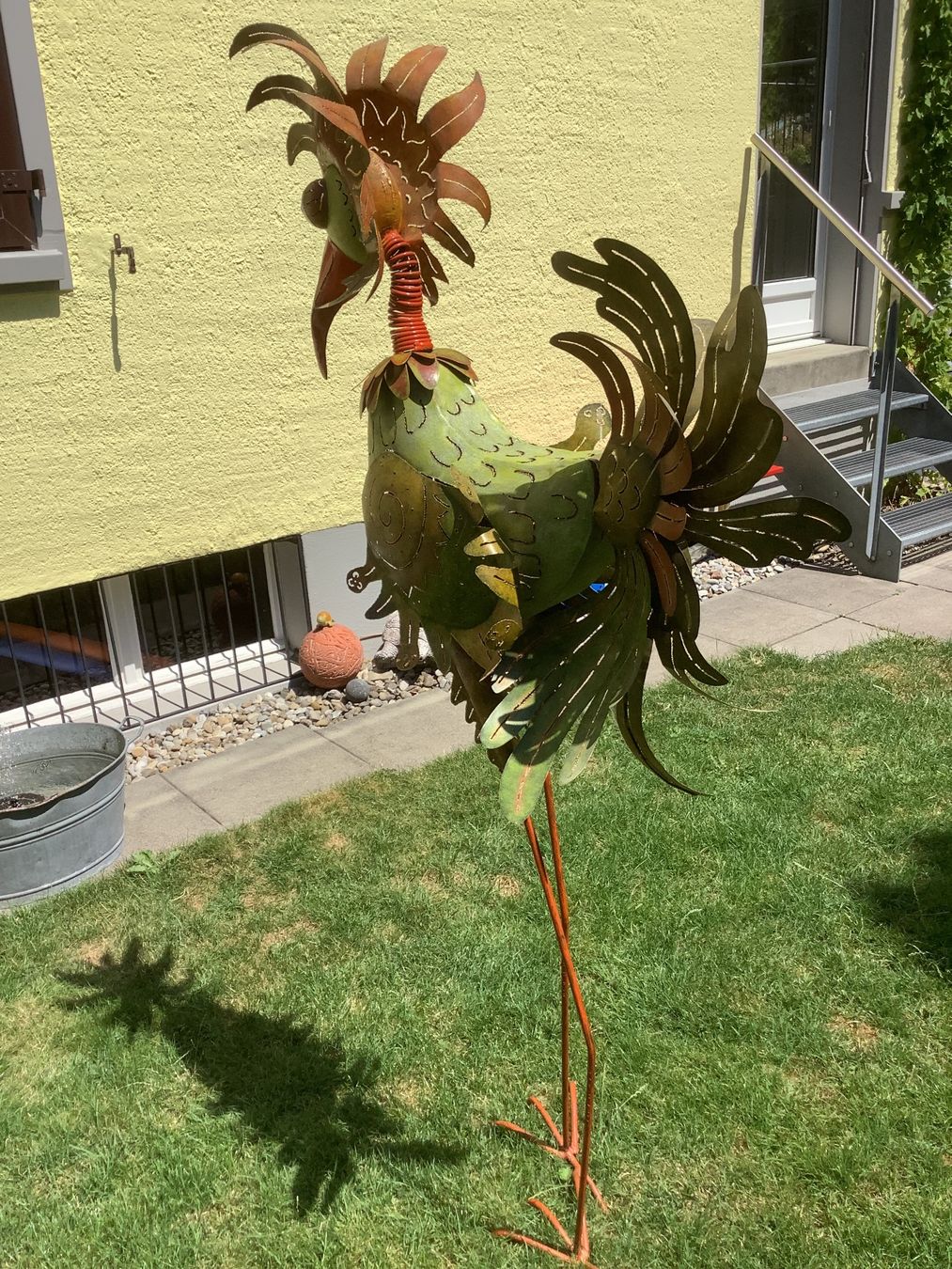 Figuren: Metallvogel als Gartendekoration – Gebraucht aus Winterthur von Shipmates 6
