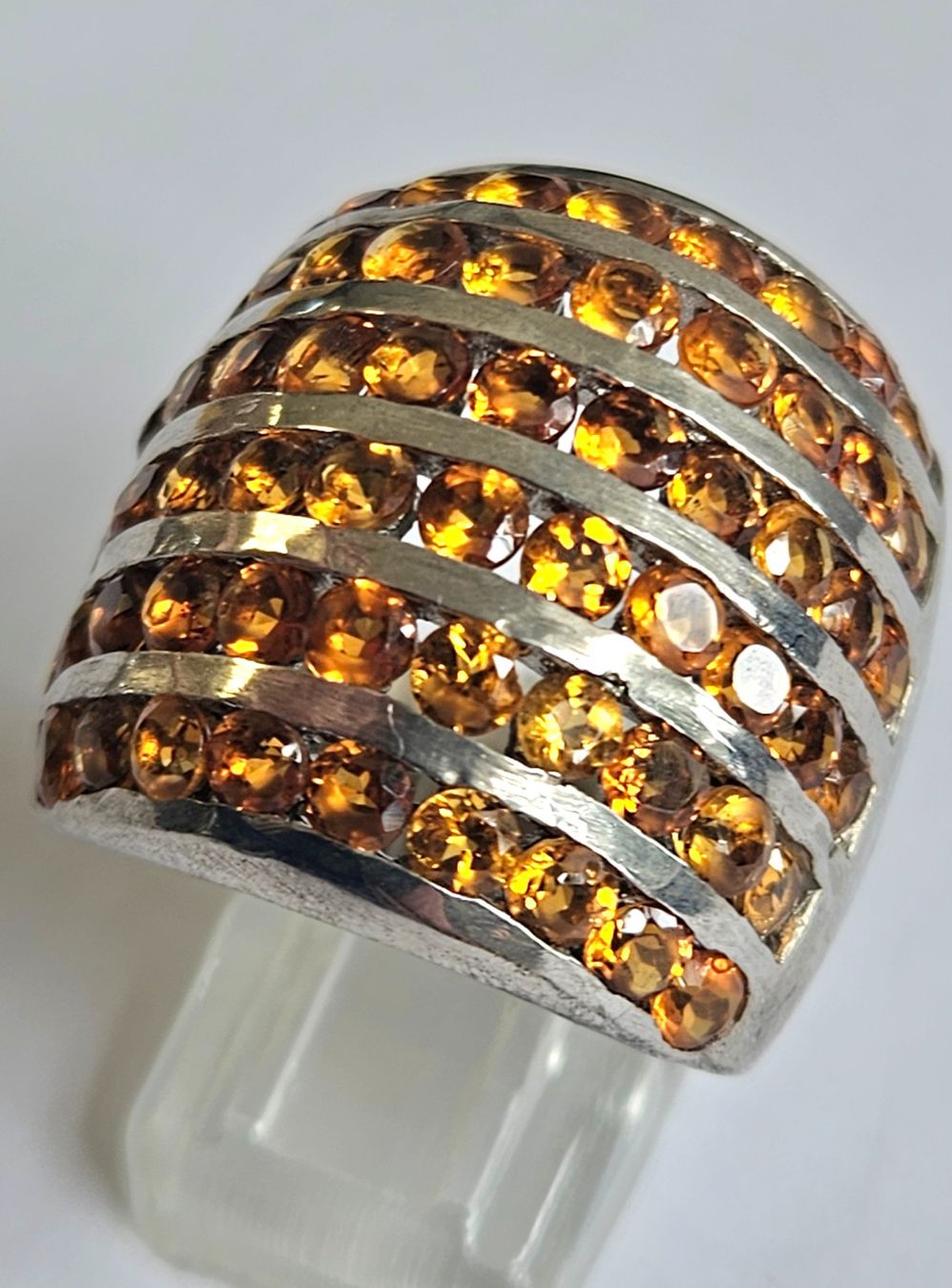 Anelli: Fingerring gelber Safir – Nuovo e nell'imballaggio originale da Zürich venduto da adriben 7