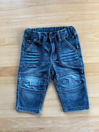 Dunkelblaue Baby Jeans Grösse 74