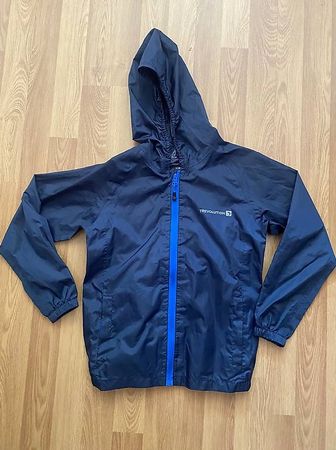 Trevolution Regenjacke mit Kapuze Gr. 128 Dunkelblau