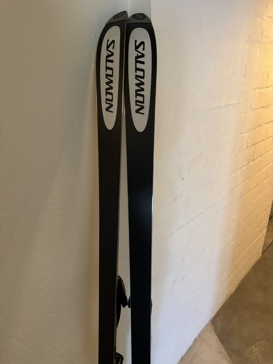 Skis: Salomon Ski-Set 170cm, antik  – Defekt aus Basel von ppo_tgw5 1