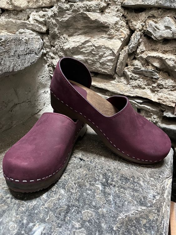 Leder Holz-Clog (originale schwedische Sandgrens) (Neu und ...