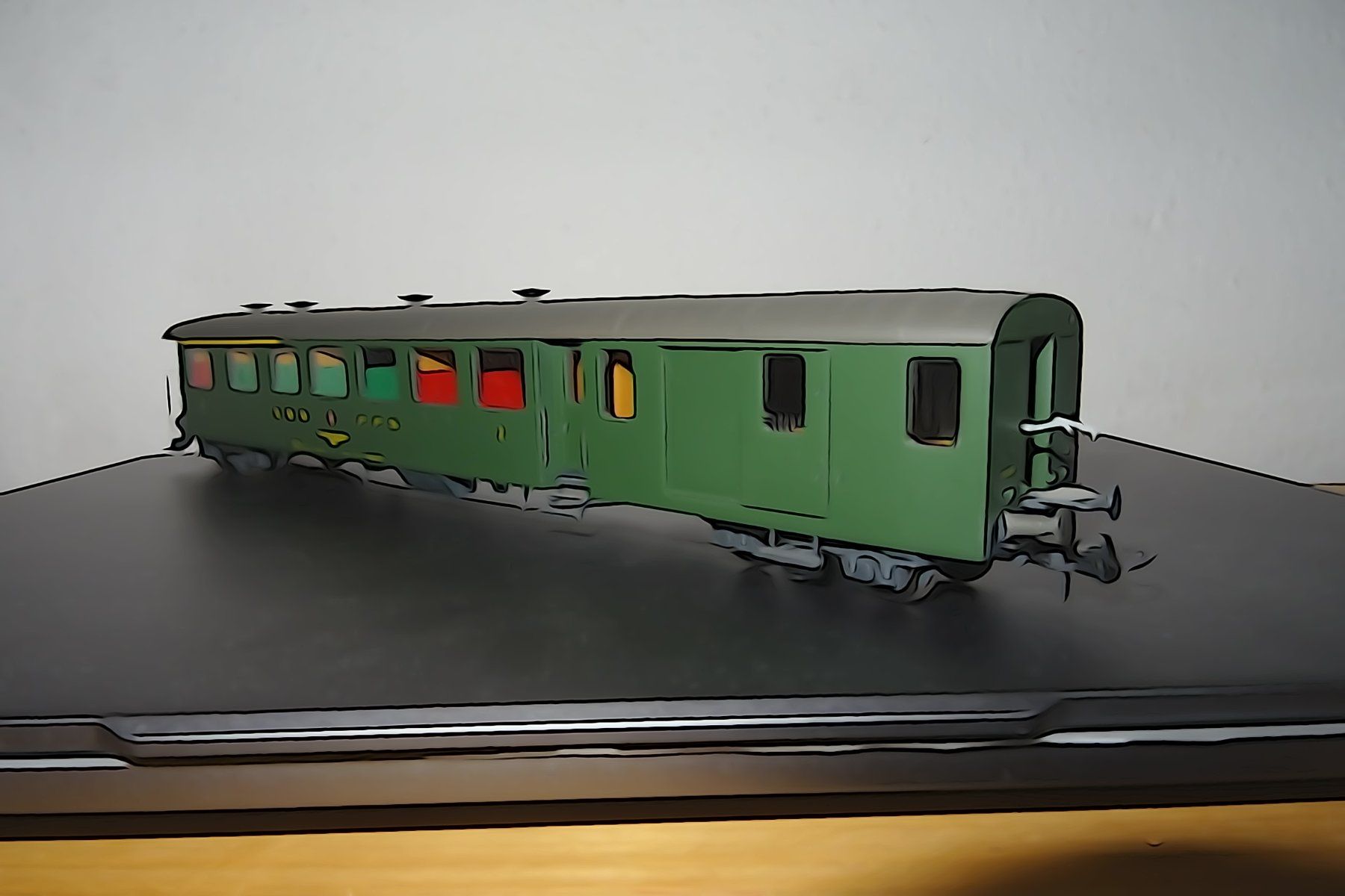 RailTop Modellini di ferrovie: Railtop vagon voyageur – Usato da Bigorio venduto da hp_41 2