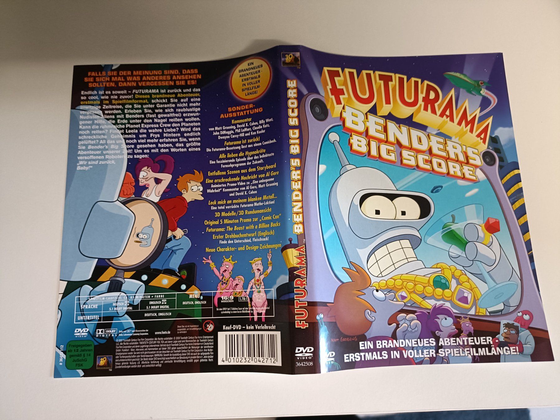 Tutti i DVDs: Futurama Benders Big Score – Usato da Köniz venduto da Movieportal007