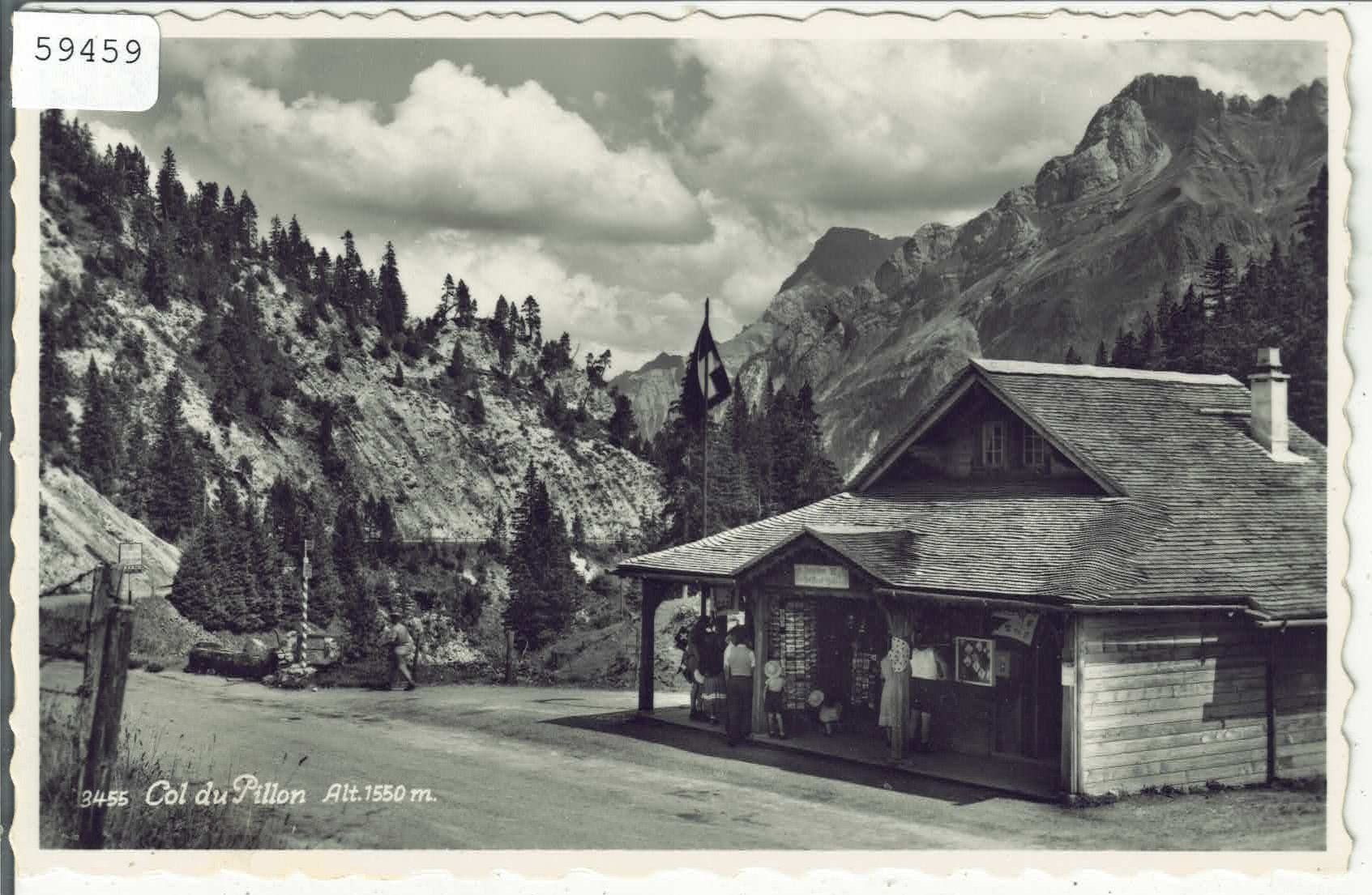 Cartoline postali: Col du Pillon - Kiosk – Usato da Ettingen venduto da Kartenplanet