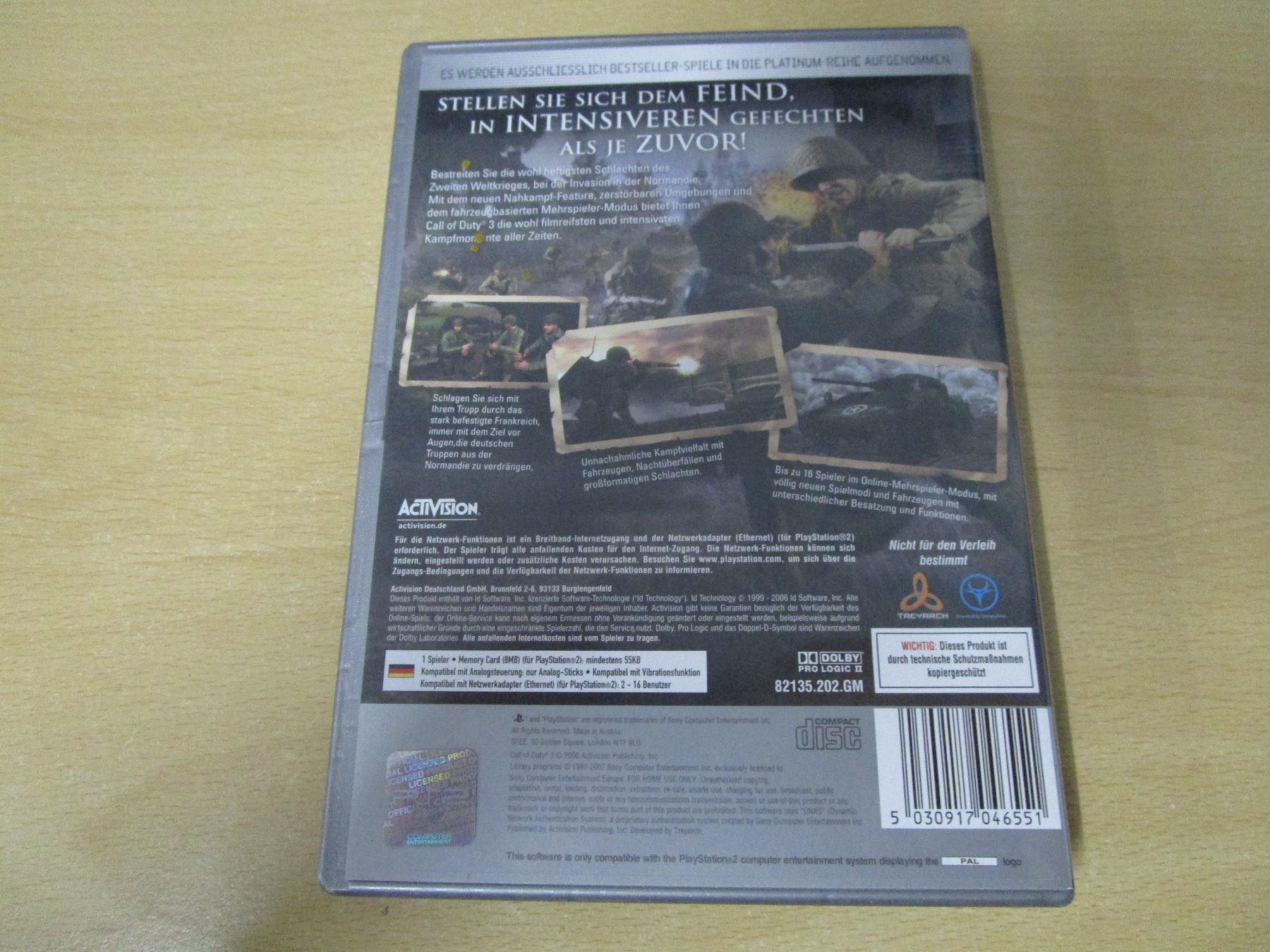 Sony Giochi: Call of Duty 3 COD3 Sony Playstation 2 PS2 – Usato da Goldau venduto da agestuffer 1