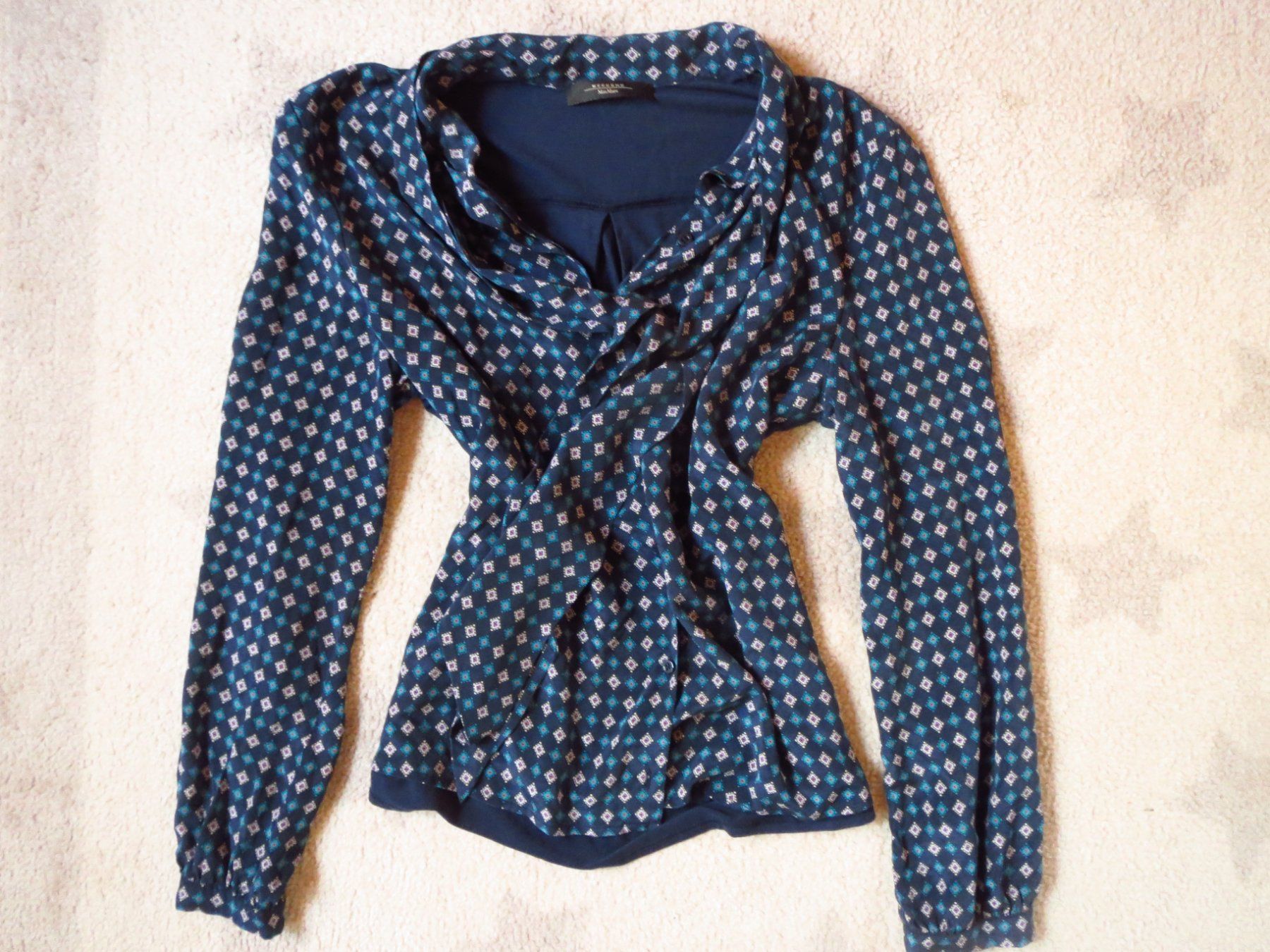 Max Mara Camicette: NEUE MAX MARA Damen Bluse mit tolle Bändel – Nuovo (secondo la descrizione) da Kiental venduto da Anna8702