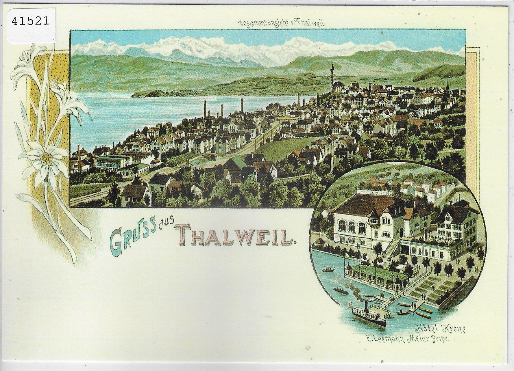 Cartoline postali: Gruss aus Thalwil - Repro – Usato da Ettingen venduto da Kartenplanet