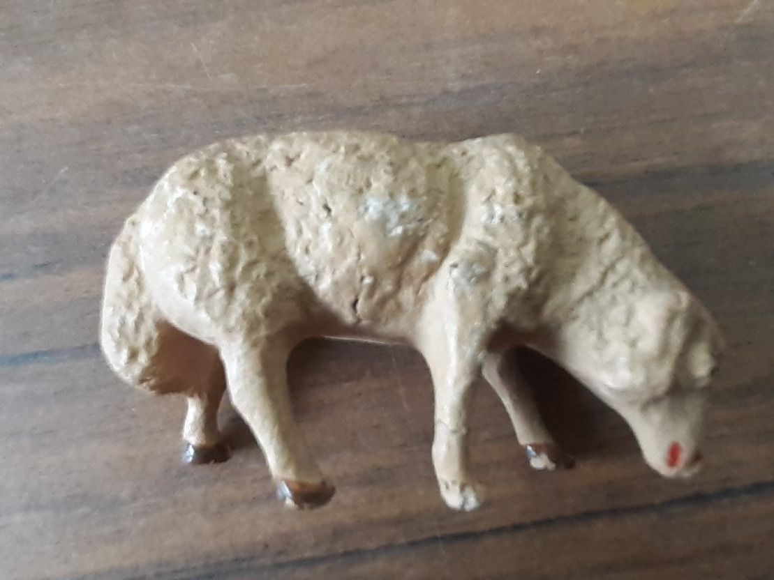Statuette: Krippenfigur antik - Schaf Nr.2 – Usato da Mörschwil venduto da lindaswunderkiste 5