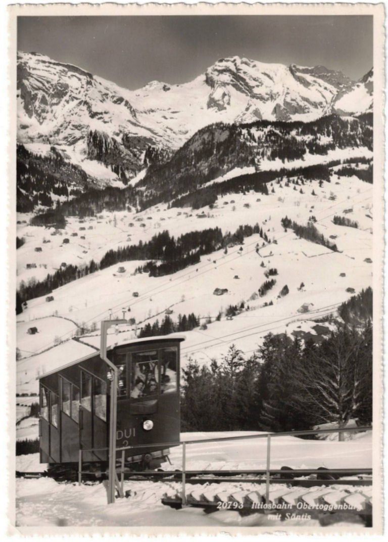 Cartoline postali: Unterwasser - Standseilbahn Iltios – Usato da Binningen venduto da Mountainrider