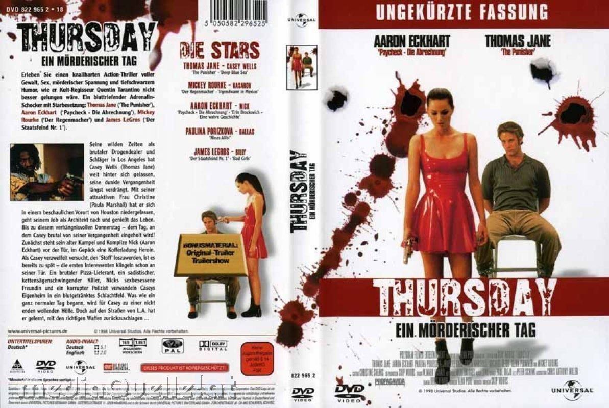 Alle DVDs: Thursday - Ein mörderischer Tag DVD – Neu (gemäss Beschreibung) aus Riehen von M.S.DVD 1