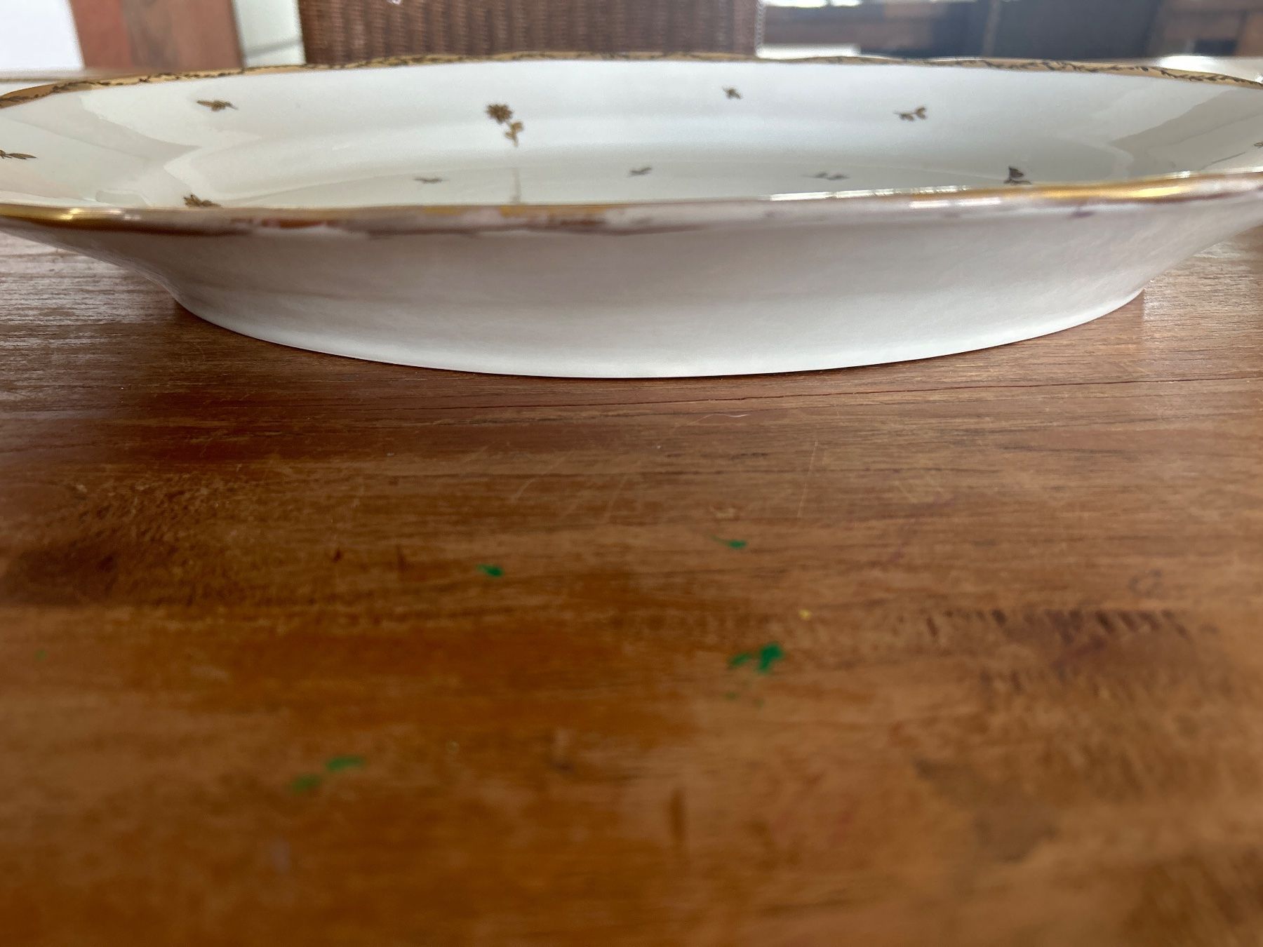 Servierplatten: Langenthal Servierplatte antikes Porzellan 43 x 31 x 5 cm – Gebraucht aus Regensdorf von Spyke55 2
