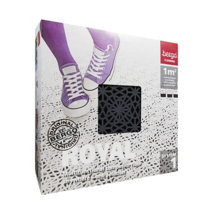 Rivestimenti per pavimenti: Bergo Bodenplatten - graphite grey - 1 m² – Nuovo e nell'imballaggio originale da Reinach BL venduto da HeTra20
