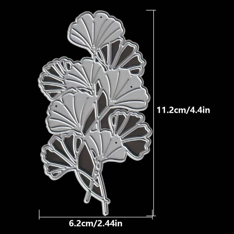 Sciablone: Ginkgo Blätter  - Stanzschablonen – Nuovo e nell'imballaggio originale da Frenkendorf venduto da jazzplatten 1