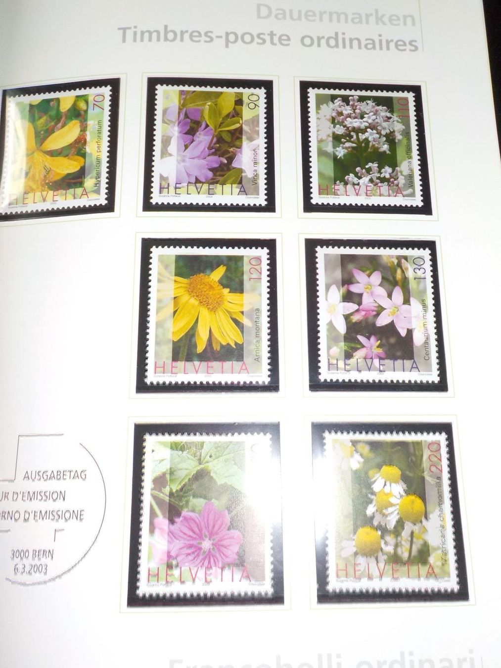 Alle Briefmarken: 2003, Amtliche Ausgabe PTT – Neu (gemäss Beschreibung) aus Muri b. Bern von Ricardoverkauf 1