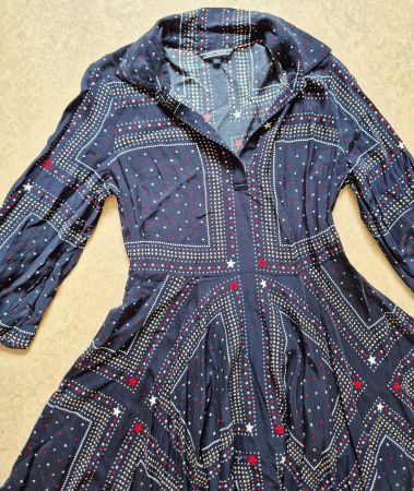 KLEID DRESS TOMMY HILFIGER S 36 , TOP ZU JACKE BLAZER BOOTS