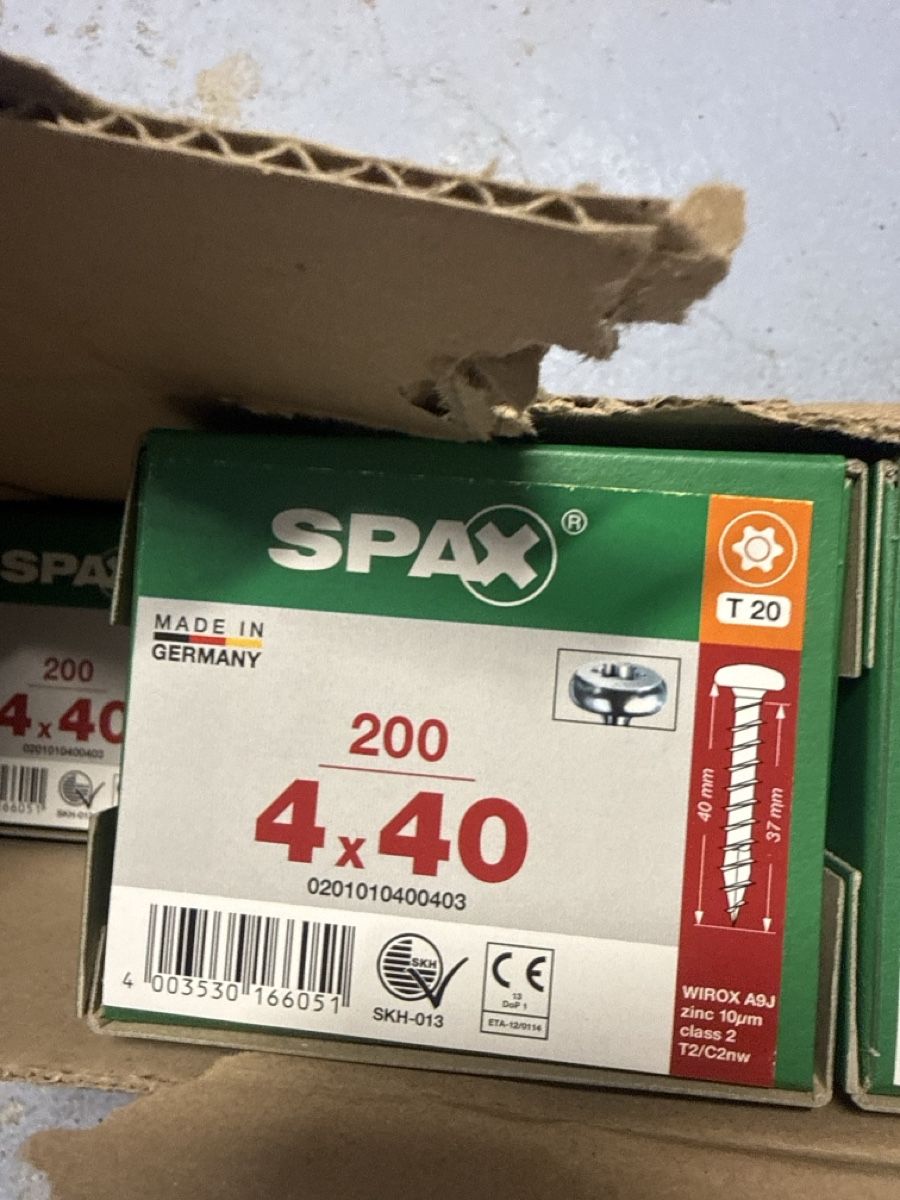 Tutti gli attrezzi: SPAX Schrauben 4x40 T20 – Nuovo e nell'imballaggio originale da Uster venduto da TB1991 1