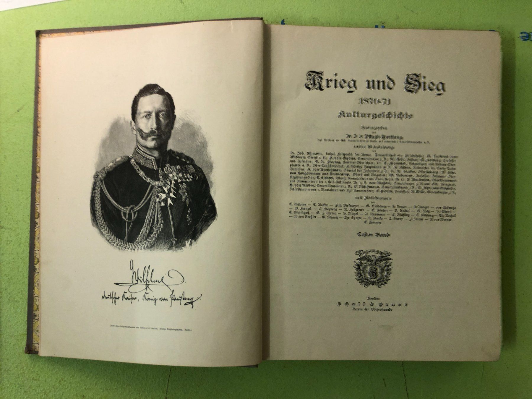 Bücher: Pflugk-Harttung: Krieg und Sieg 1870-71 – Gebraucht aus Zürich von allp 3
