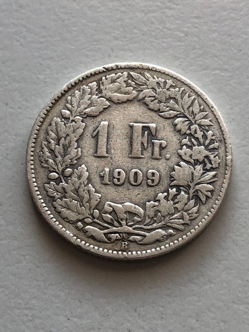 Tutti le monete: 1 Fr. 1909 – Usato da Schötz venduto da Odpa