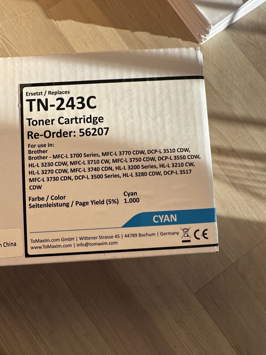 Brother Cartucce per stampanti & toner: Drucker Toner – Nuovo e nell'imballaggio originale da Mels venduto da Patrick7310