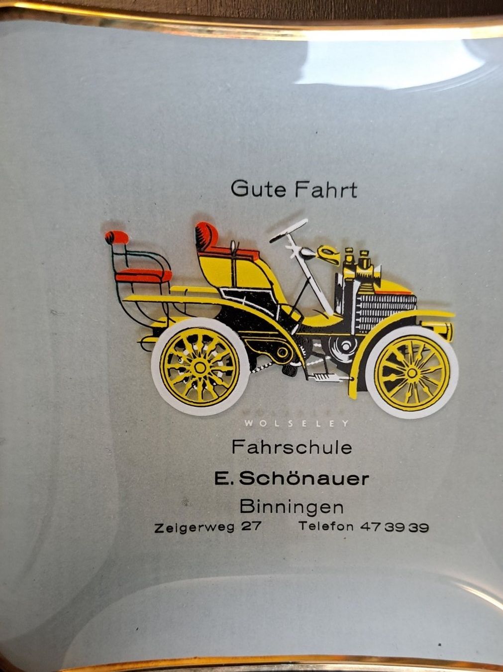 Portacenere: vintage Reklame Aschenbecher – Usato da Riehen venduto da Appia48 1