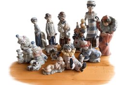 12 originale Lladró Porzellanfiguren 