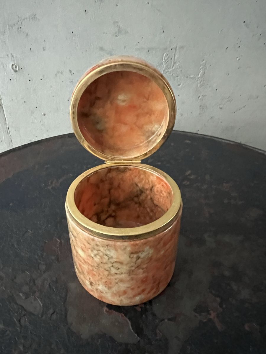 Spieldosen: Schöne Dose aus Stein oder Marmor – Gebraucht aus Wabern von La-Vitrine 3