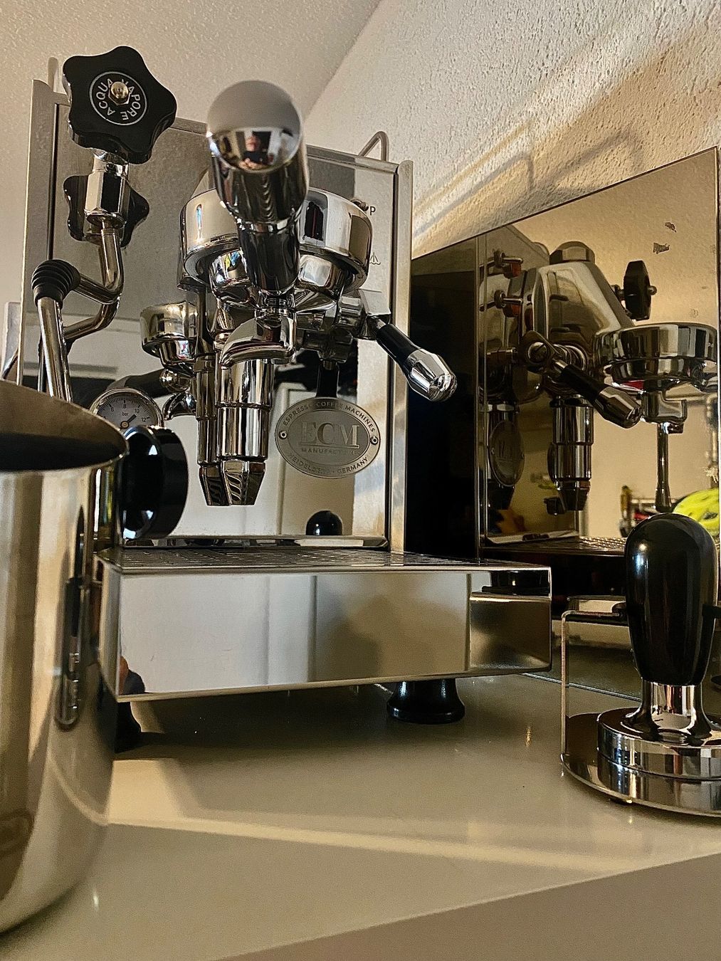 ECM Manufacture Kaffeemaschinen & Espressomaschinen: Espressomaschine ECM Classika II Chrom guter Zustand – Gebraucht aus Safnern von popular02 2