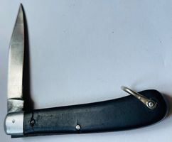 Antikes Wenger-Sackmesser mit einer grossen Klinge, schwarz