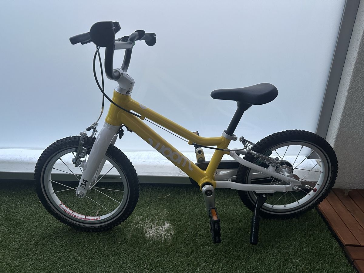 Woom Velos: Woom 2 Kindervelo 14'' gelb – Gebraucht aus Recherswil von Nitschy