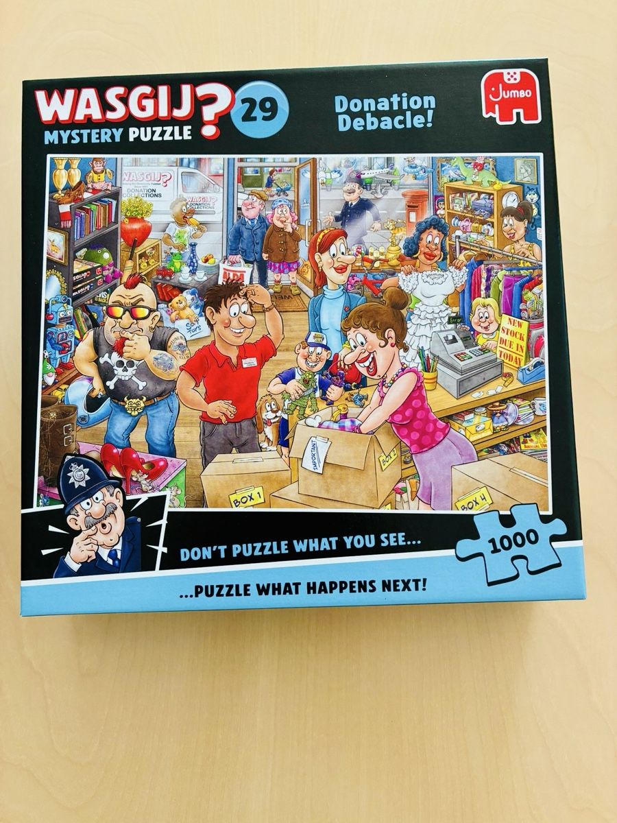 Wasgij Puzzle: Wasgij 29 Donation Debacle Puzzle 1000 Teile – Usato da Ennetbürgen venduto da Evelyne_G