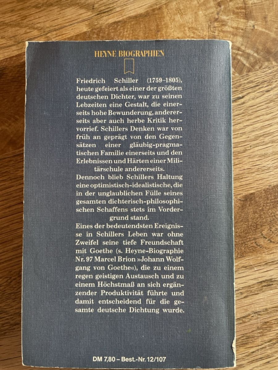 Libri: Friedrich Schiller – Usato da Freidorf TG venduto da ibipatria 1