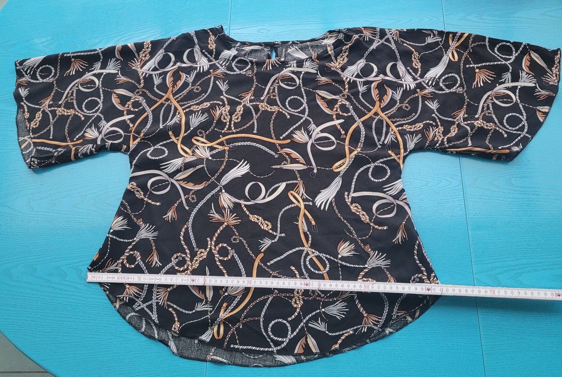 Camicette: Schwarze Carmenbluse, Muster Seile, Gr. S Festlich – Nuovo (secondo la descrizione) da SCHÜBELBACH venduto da CoKaHa 5