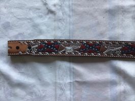 Western Ledergürtel Dixie Flag – Vintage Heritage Belt