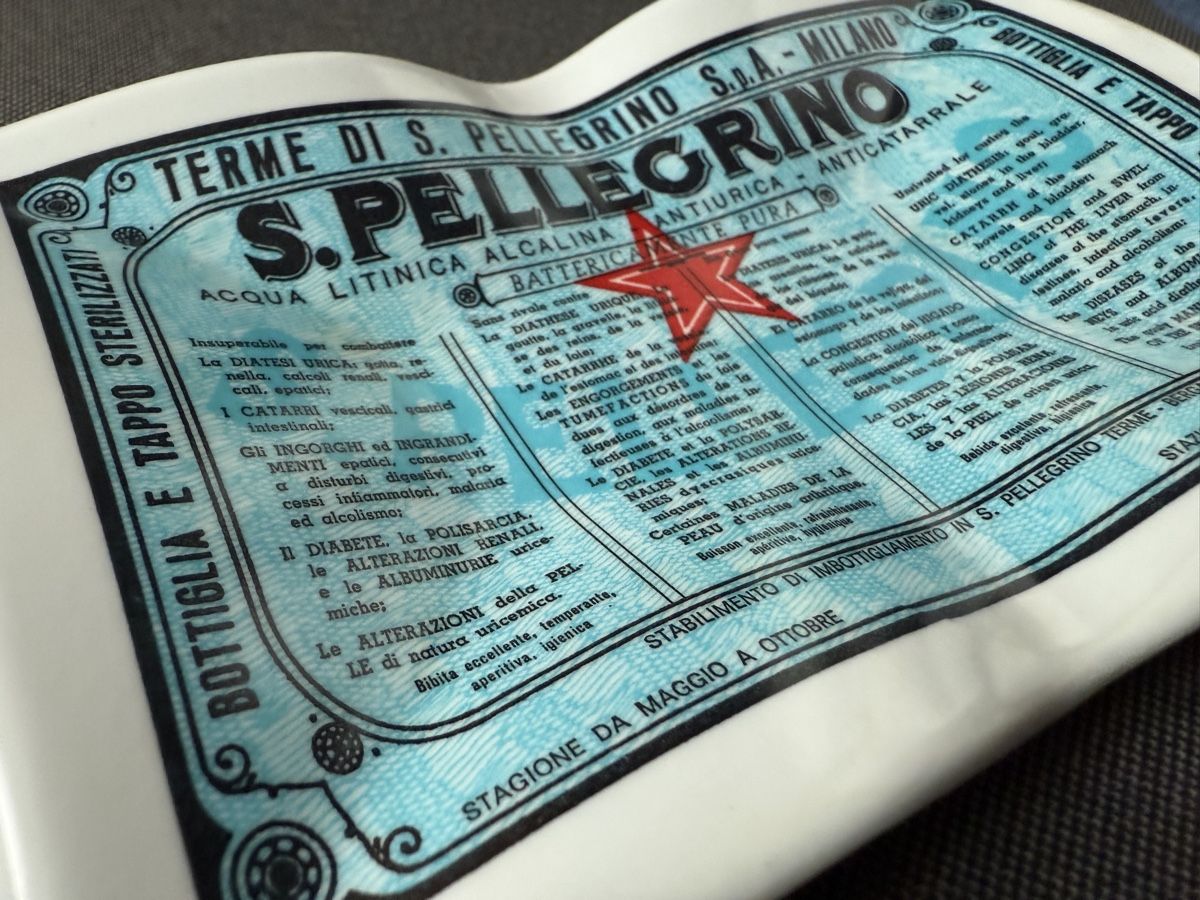 Portacenere: S. Pellegrino Designer Aschenbecher – Usato da Luzern venduto da downtonabbey 3