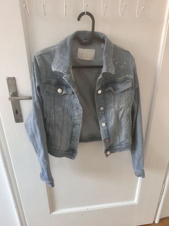 Rich & Royal Jeansjacke Gr. XS Strasssteinchen wie neu 🤩