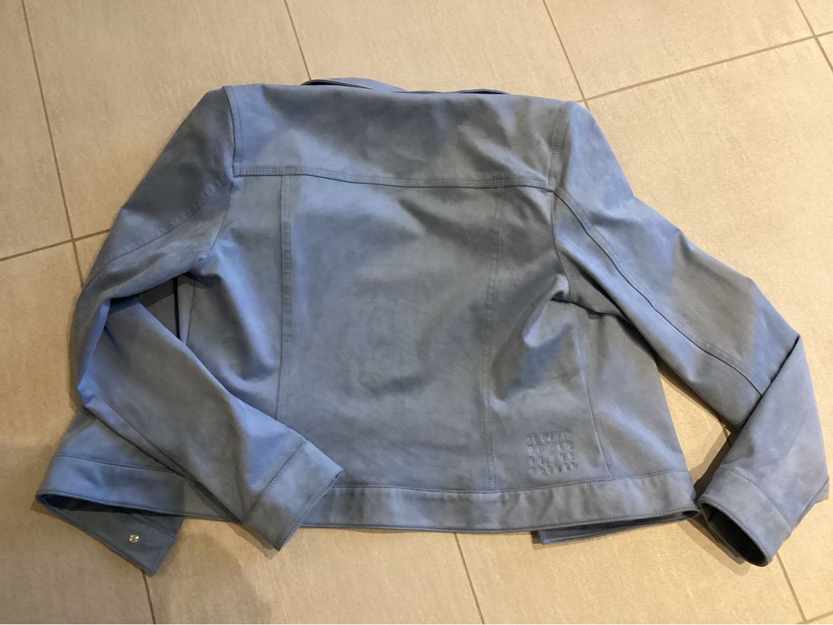 Giacche: Jacke Street One hellblau Wildlederoptik – Usato da Cham venduto da Lanza08 1