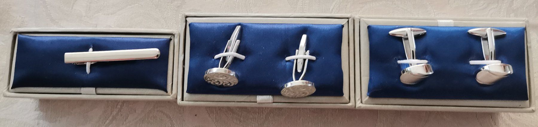 Boutons de manchette: DAKO Manschettenknöpfe und Krawattenhalter Set 3-teilig – D'occasion à illnau par pelargonia 1